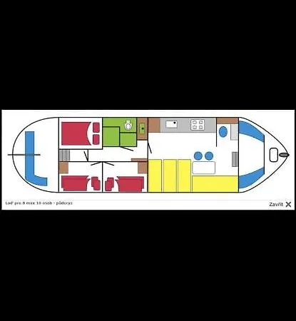 Zouw Hausboat Zakotven -pouze