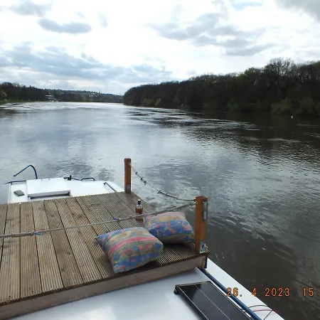 Zouw Hausboat Zakotven -pouze Bådhotel Roudnice nad Labem